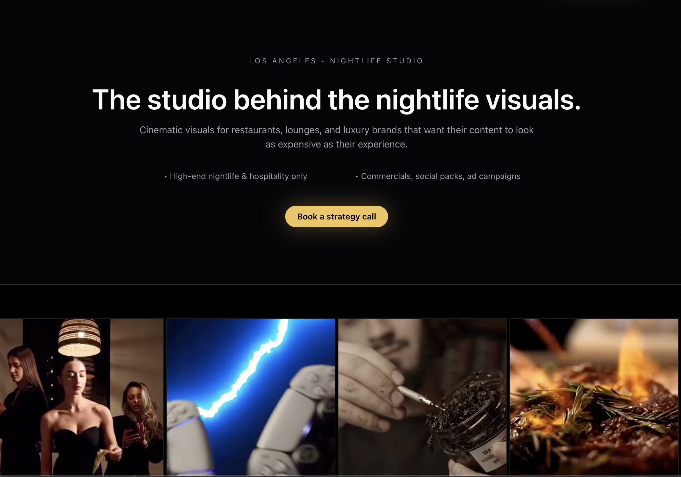 Website for Mars Content Agency showcasing vibrant design